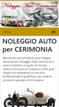 Mobile Screenshot of noleggioautocerimonia.it