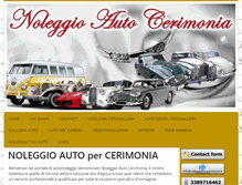 Tablet Screenshot of noleggioautocerimonia.it